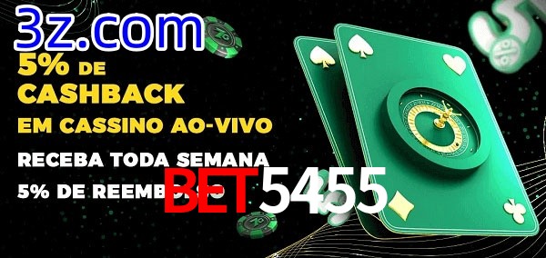 Promoções do cassino ao Vivo Bet5455